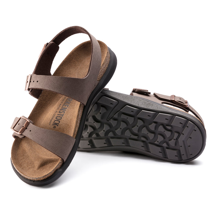 Birkenstock Sonora Cross Town Mocha BirkiBuc sole view