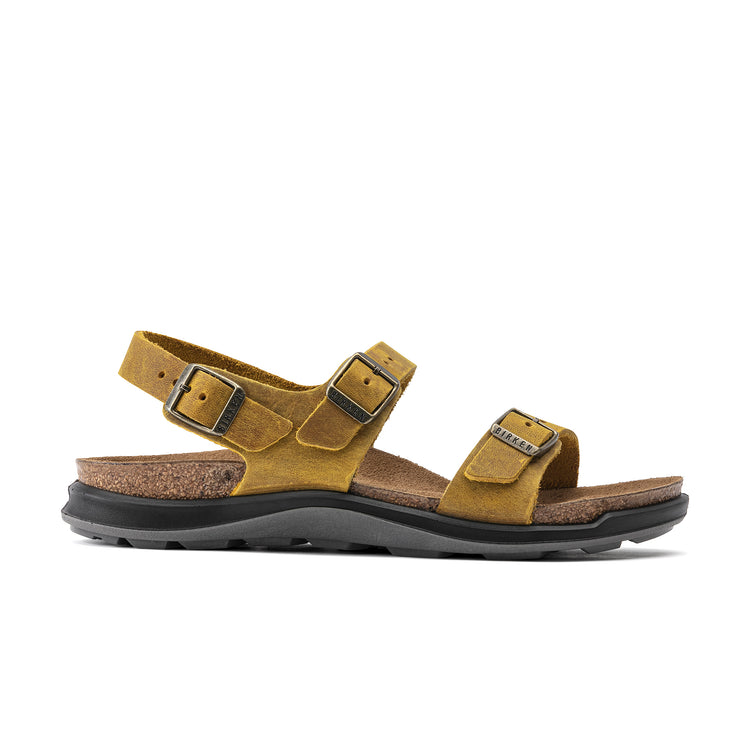 Birkenstock Sonora Cross Town Ochre Waxy Leather side view