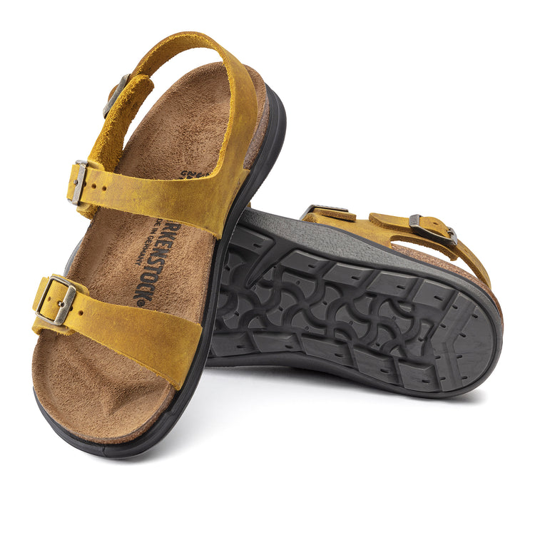 Birkenstock Sonora Cross Town Ochre Waxy Leather sole view