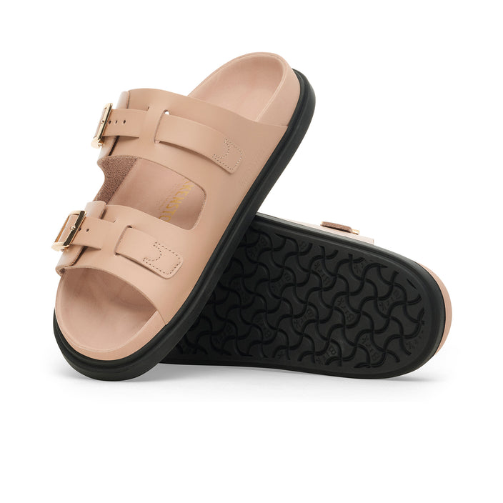 Birkenstock St Barths Exquisite New Beige Natural Leather sole view