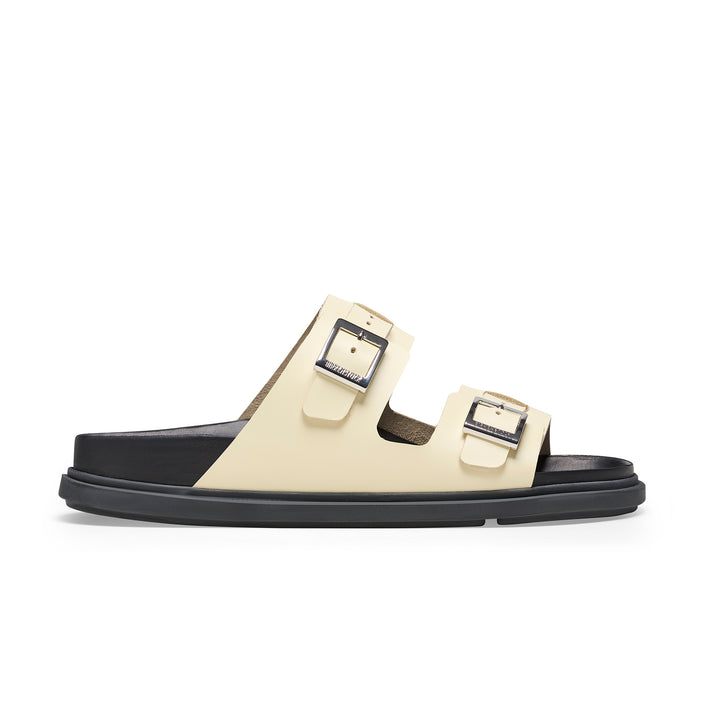 Birkenstock St Barths Butter Natural Leather side view