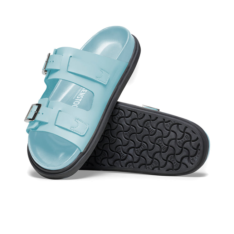 Birkenstock St Barths Mineral Blue Natural Leather sole view