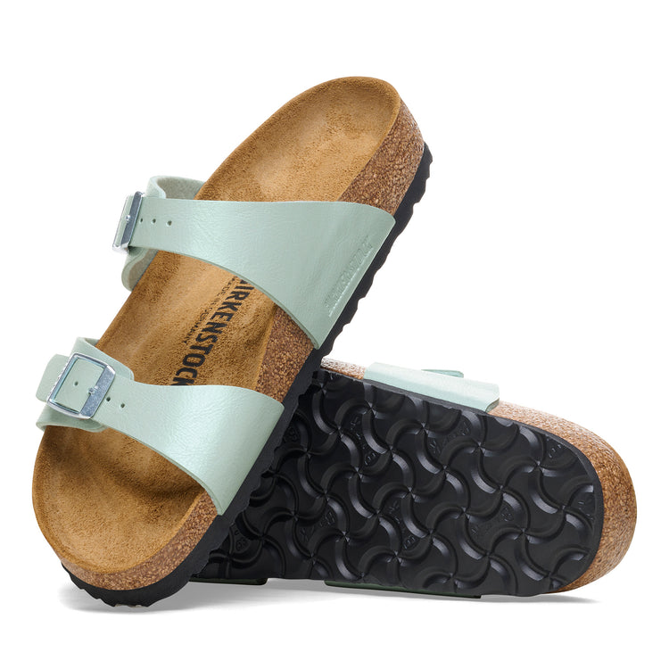 Birkenstock Sydney Graceful Surf Green Birko-Flor sole view