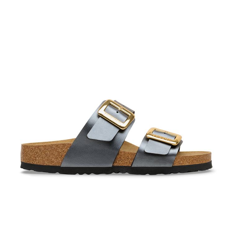 Birkenstock Australia Sydney Cushion Buckle Black Birko-Flor Black Side View
