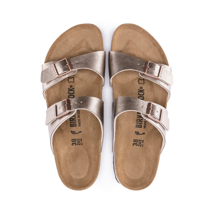 Birkenstock Sydney Graceful Taupe Birko-Flor top view