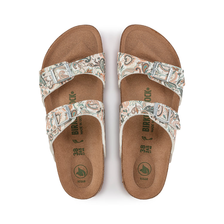 Birkenstock Sydney Vegan Paisley Light Rose Birko-Flor top view