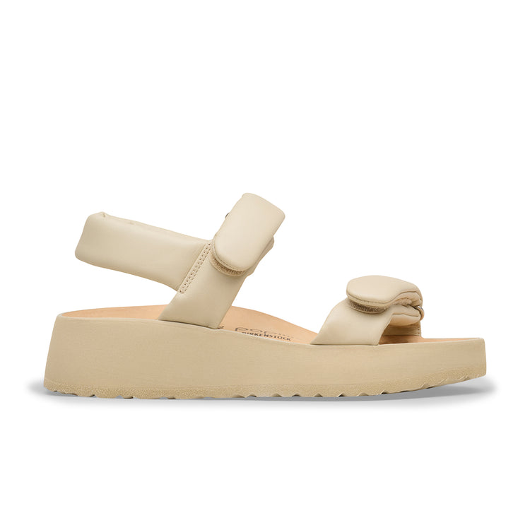 Birkenstock Theda Exquisite Oyster Smooth Leather side view