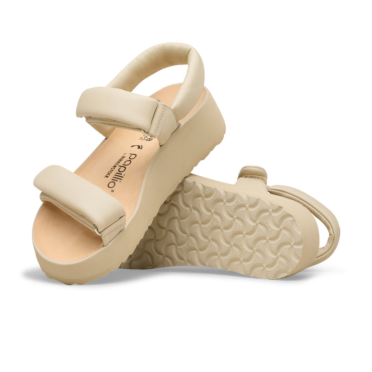 Birkenstock Theda Exquisite Oyster Smooth Leather sole view