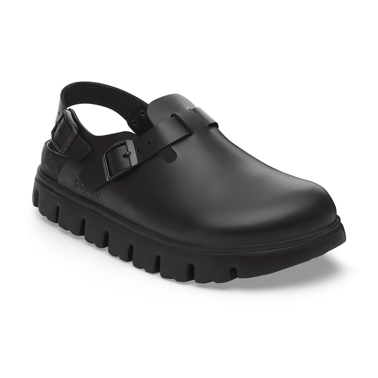 Birkenstock Tokio Chunky Exquisite Smooth Leather Black