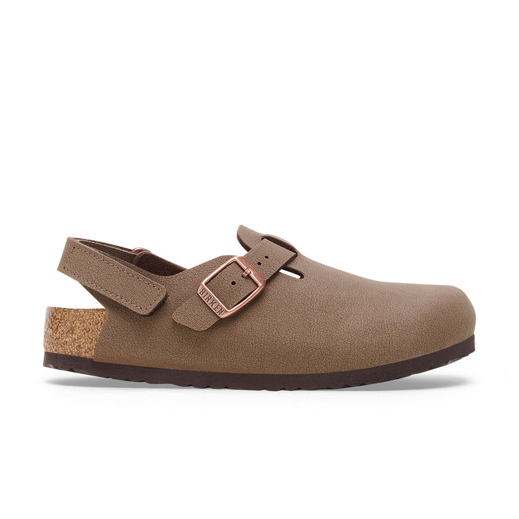 Birkenstock Tokio Kids Adjustable Strap Mocca BirkiBuc side view