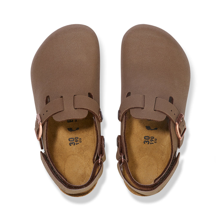Birkenstock Tokio Kids Adjustable Strap Mocca BirkiBuc top view