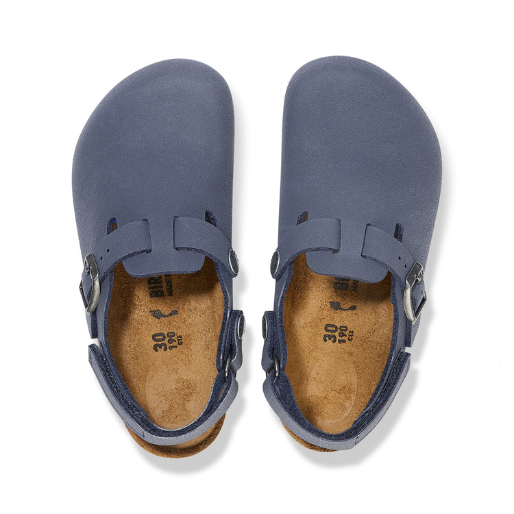 Birkenstock Tokio Kids Adjustable Strap Navy BirkiBuc top view