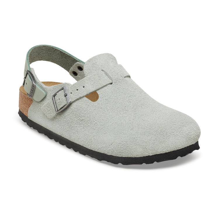 Birkenstock Tokio Pure Sage Suede Leather