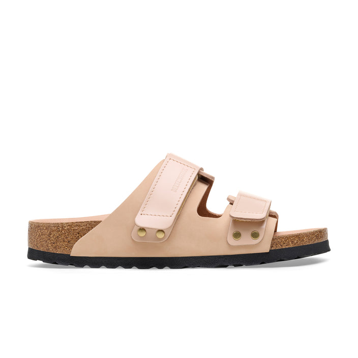 Birkenstock Uji High Shine New Beige Nubuck Leather side view