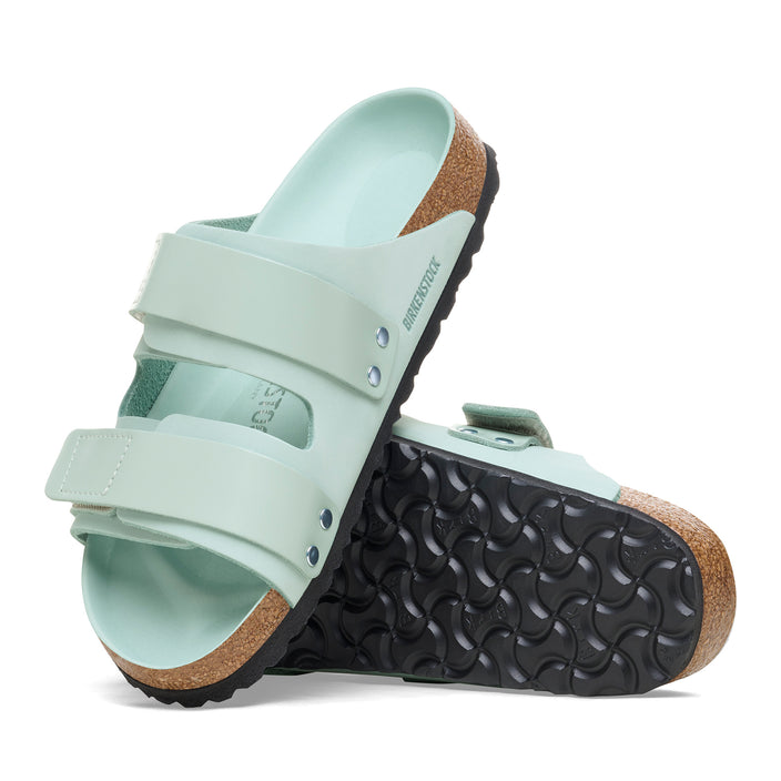 Birkenstock Uji High Shine Surf Green Nubuck Leather sole view