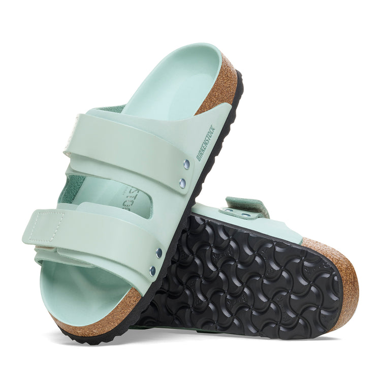 Birkenstock Uji High Shine Surf Green Nubuck Leather sole view