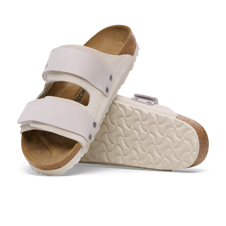 Birkenstock Uji Nubuck/Suede Leather Antique White sole View