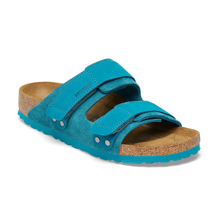Birkenstock Uji Deep Turquoise Suede/Nubuck Leather