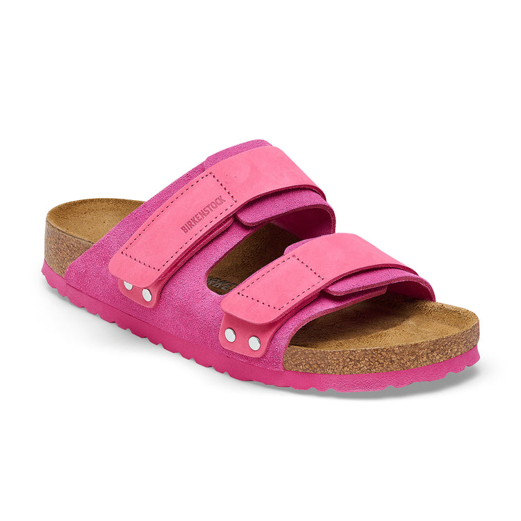 Birkenstock Uji Fuchsia Tulip Nubuck Suede Leather