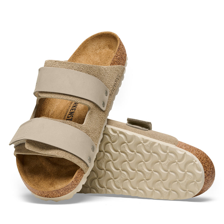 Birkenstock Uji Taupe Nubuck/Suede Leather top view