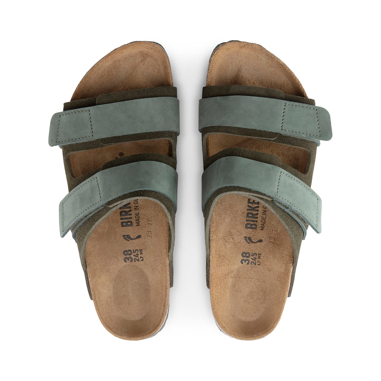 Birkenstock Uji Suede Leather Thyme top view