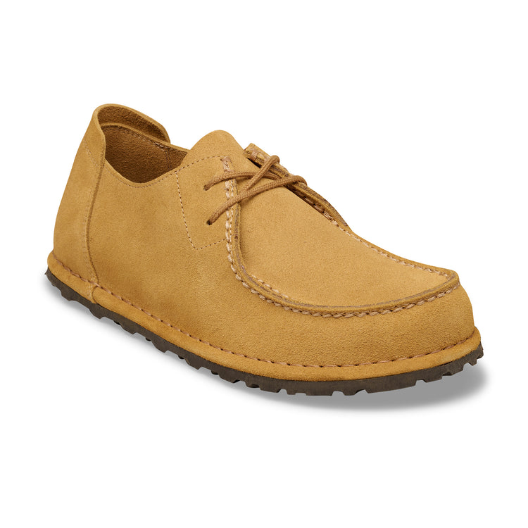 Birkenstock Utti Lace Cork Brown Suede Leather