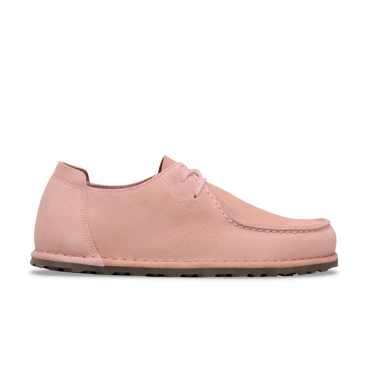 Birkenstock Utti Lace Pink Clay Suede Leather side view