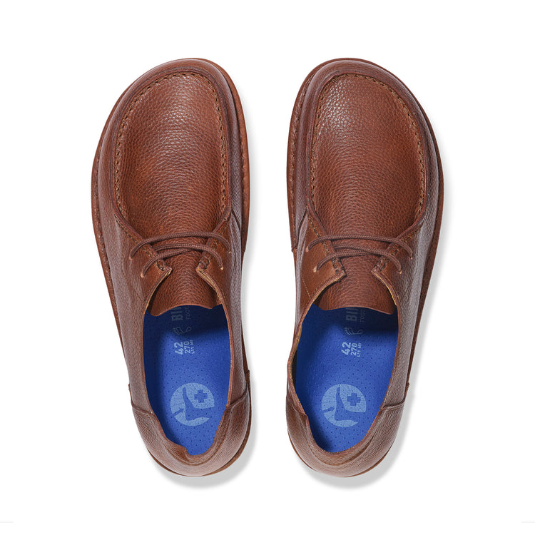 Birkenstock Utti Lace Roast Grained Leather top view