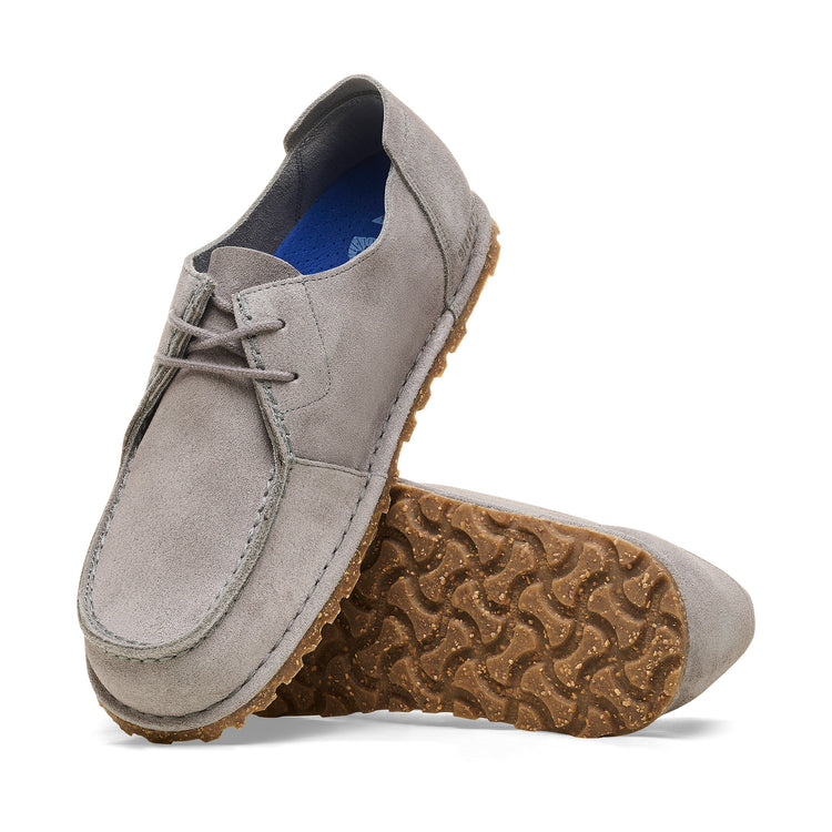 Birkenstock Utti Lace Whale Grey Suede Leather sole view