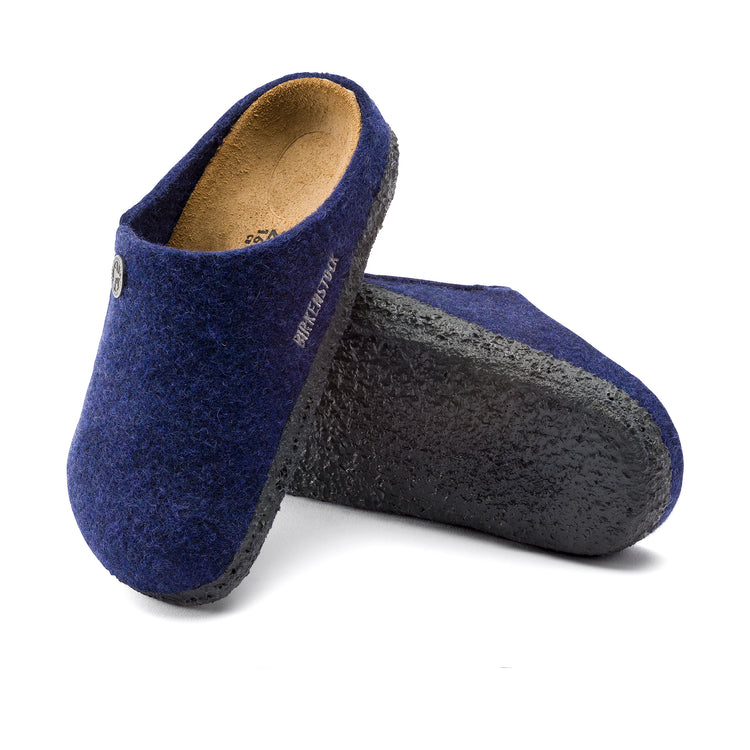 Birkenstock Zermatt Kids Navy Wool Felt sole view