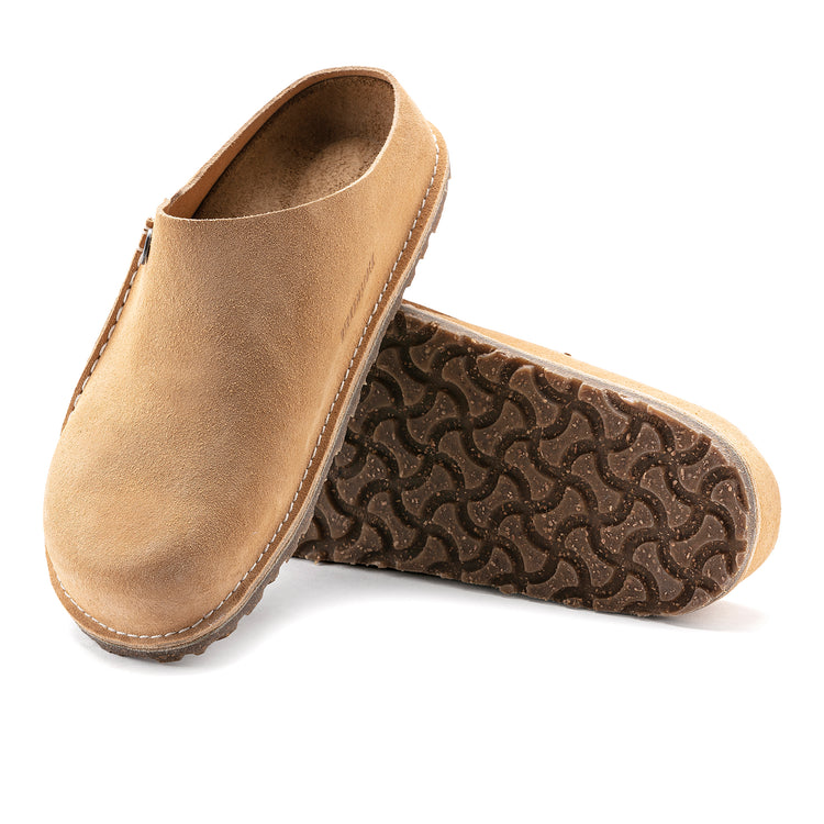 Birkenstock Zermatt Premium Clay Suede Leather sole view