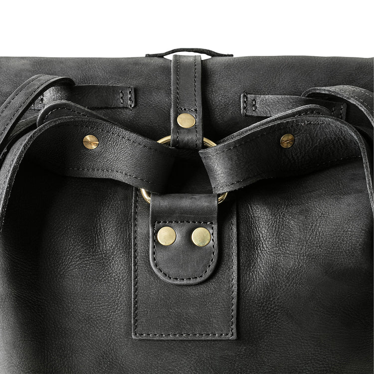 Birkenstock Zurich Bag Black Canvas back detail