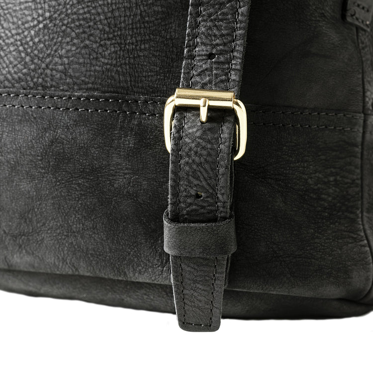 Birkenstock Zurich Bag Black Canvas buckle detail