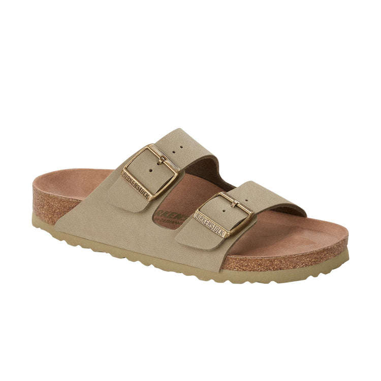 Birkenstock Arizona Vegan BirkiBuc Earthy Faded Khaki
