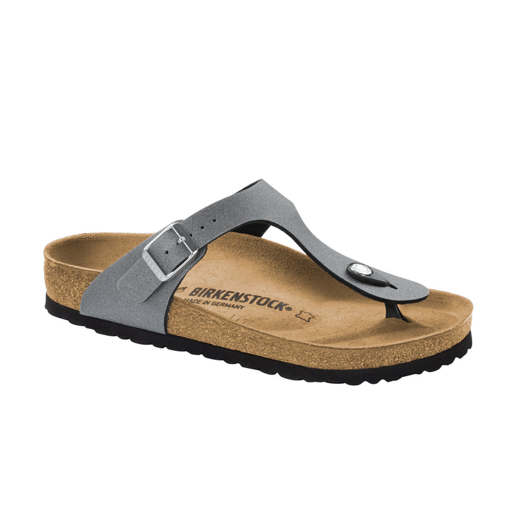 Birkenstock Gizeh Icy Metallic Anthracite Birko-Flor