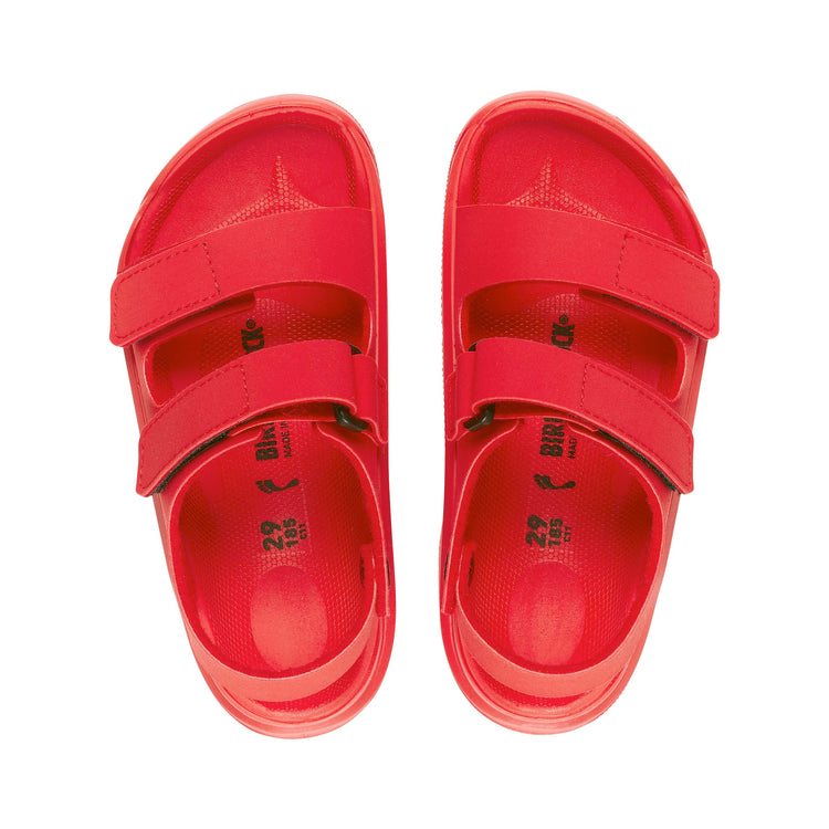 Birkenstock Mogami Kids Active Red Tecflor Birko-Flor/Polyurethane top view