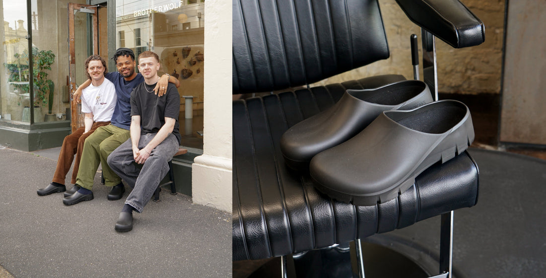 At the Chair with Brother Wolf