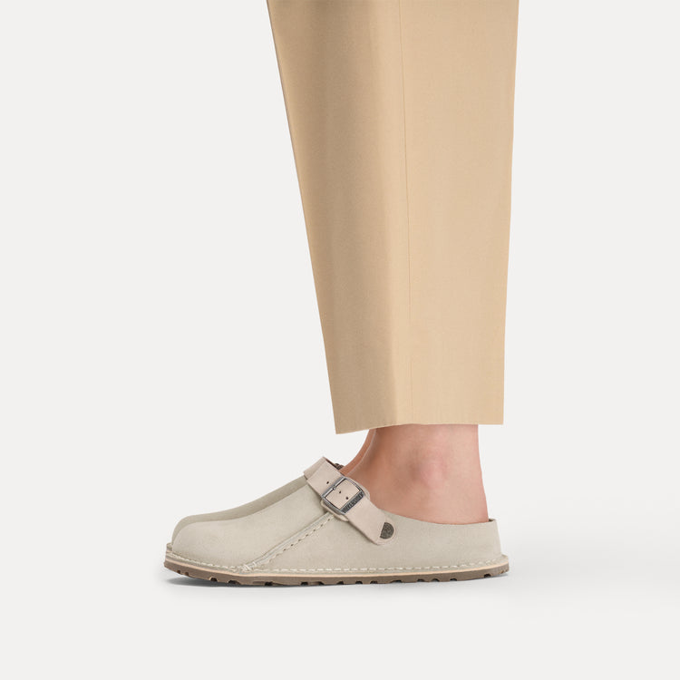 Lutry Oyster Suede Leather