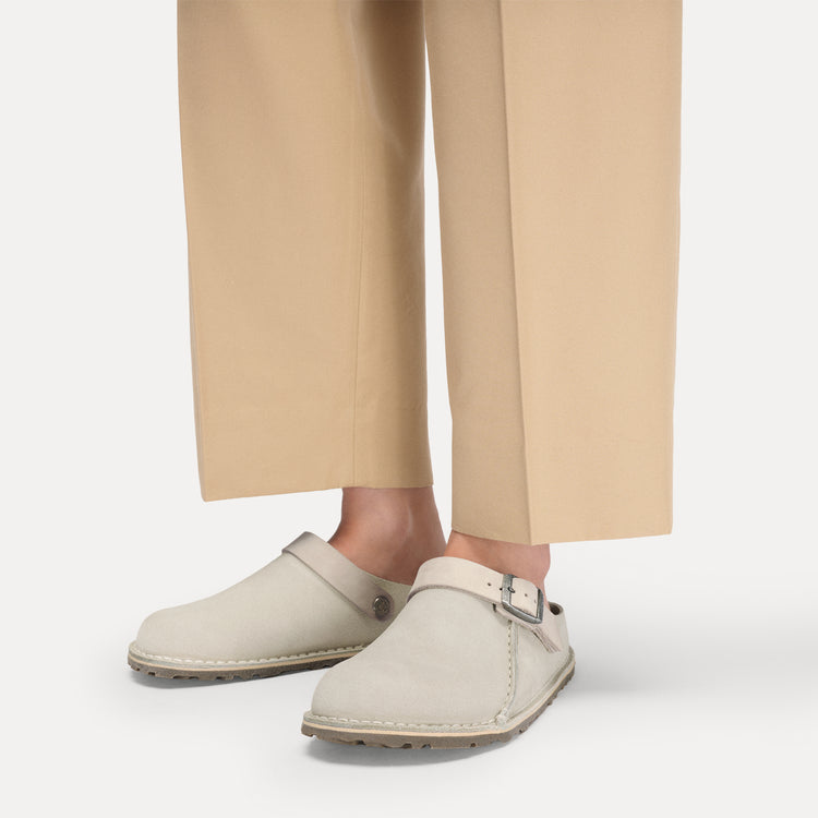 Lutry Oyster Suede Leather