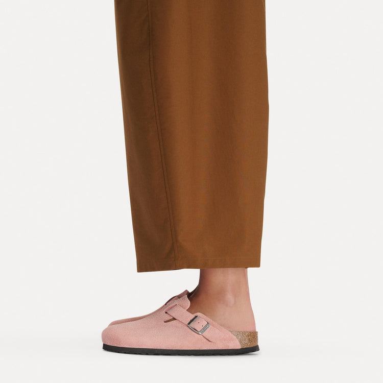 Boston Pink Clay Suede Leather