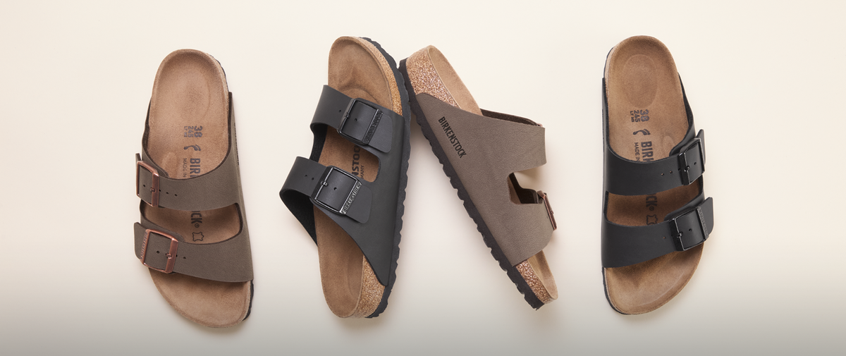 Arizona Big Buckle Nubuck Leather Sandals
