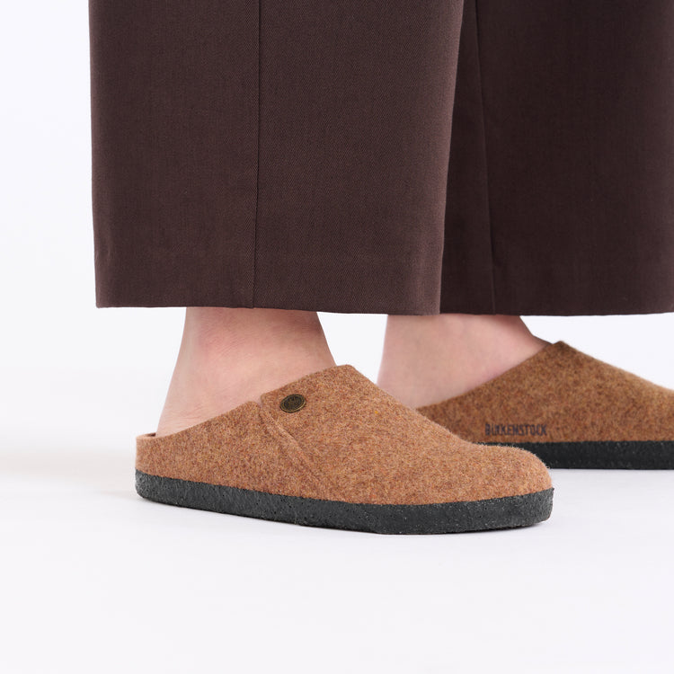 Zermatt Toffee Melange Wool Felt