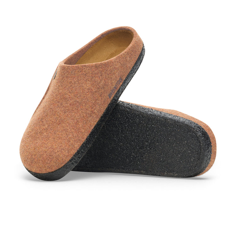 Zermatt Toffee Melange Wool Felt sole view