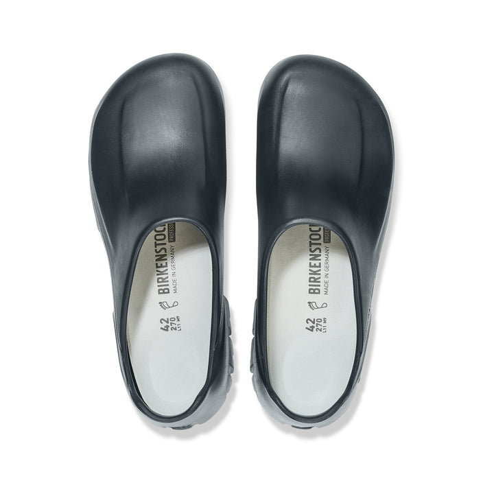 Birkenstock Australia A 640 Steelcap Black Polyurethane top view