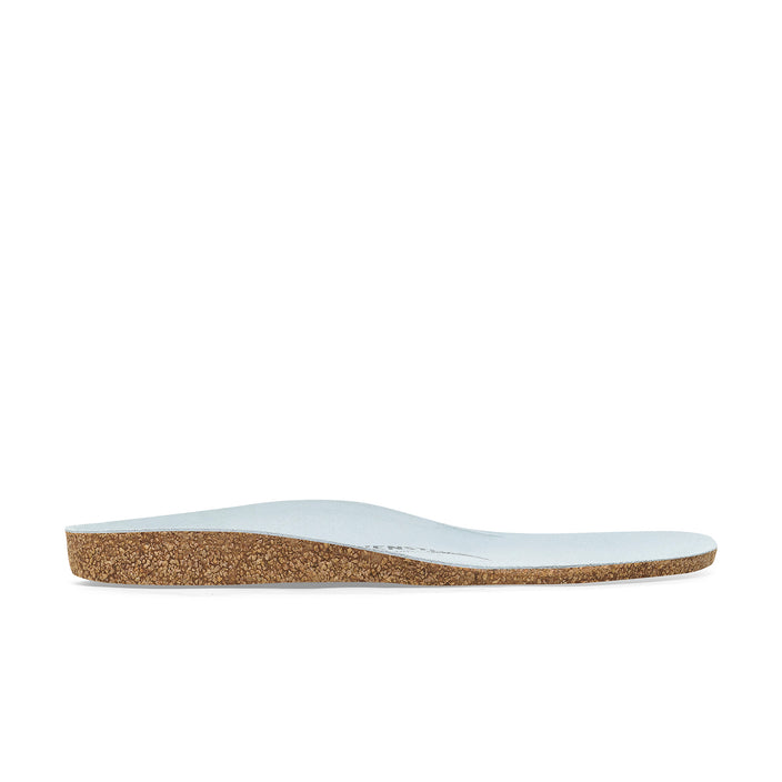 Birkenstock Australia A640 Footbed Grey Suede/Textile side view