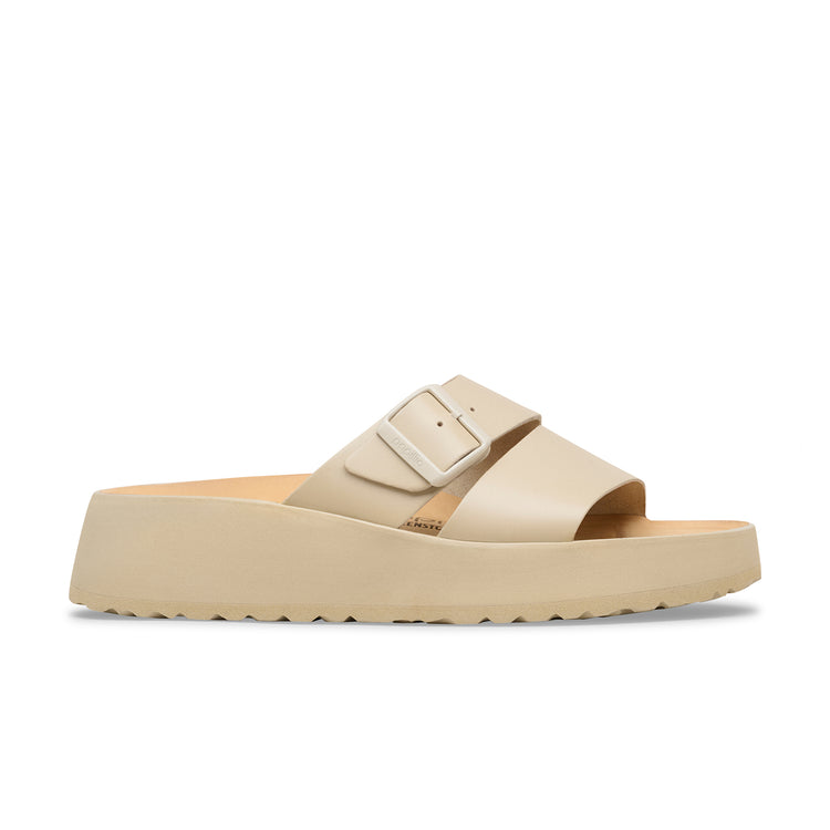 Birkenstock Australia Almina Exquisite Oyster Smooth Leather side view