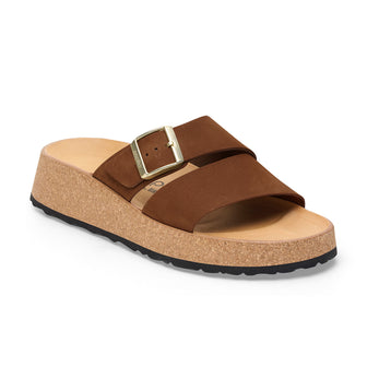 Birkenstock Almina Dark Tea Nubuck Leather