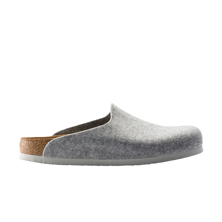 Birkenstock Amsterdam Light Grey Felt side view