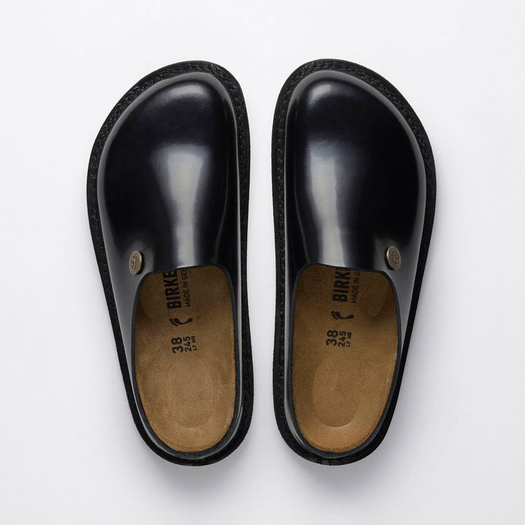 Birkenstock Australia Amsterdam Premium The Collector Black Smooth Leather 