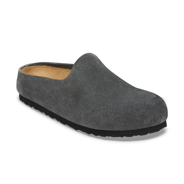 Birkenstock Australia Amsterdam Wrapped Charcoal Suede Leather